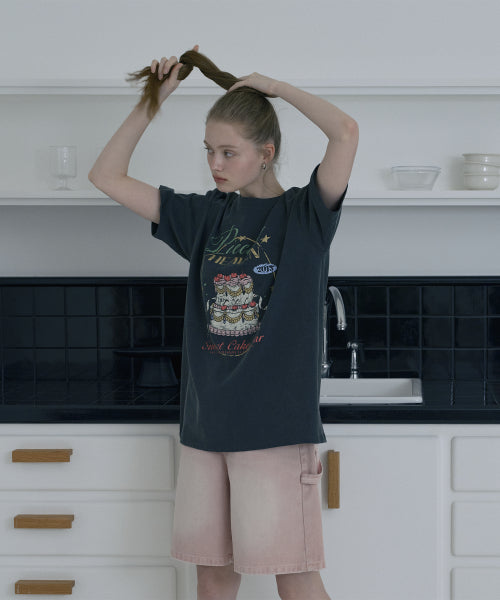 CAKE PIGMENT T-SHIRT GREY