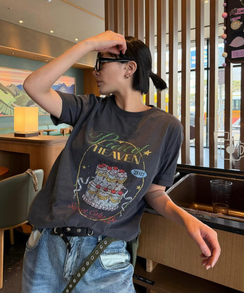 CAKE PIGMENT T-SHIRT GREY