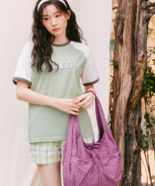 ECO BAG PURPLE - 2 COLORS NAVY