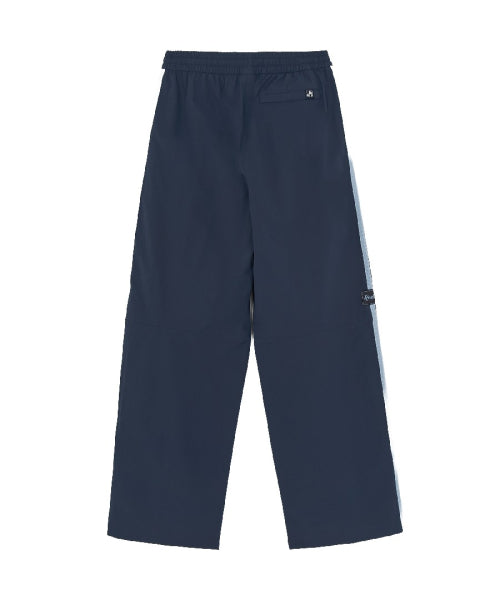 STREET SPORTIVE TAPING WIDE PANTS BOS #KARINA同款! NAVY