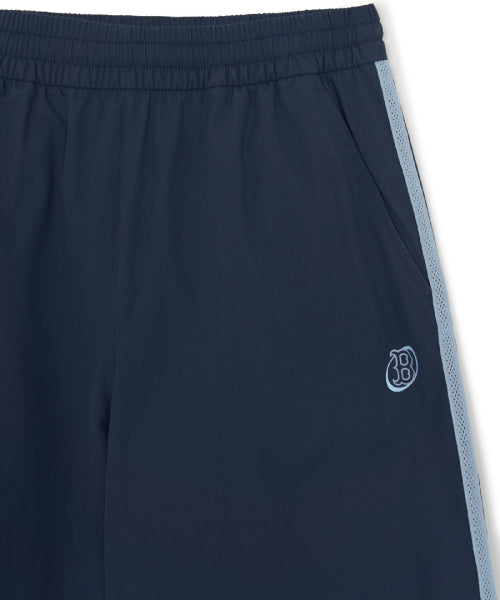 STREET SPORTIVE TAPING WIDE PANTS BOS #KARINA同款! NAVY
