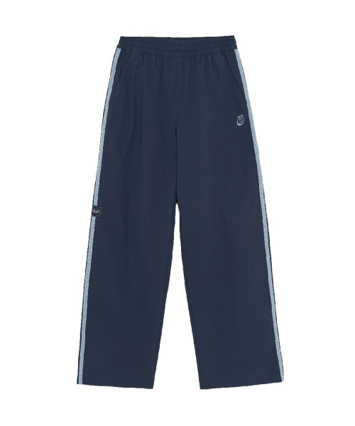 STREET SPORTIVE TAPING WIDE PANTS BOS #KARINA同款! NAVY