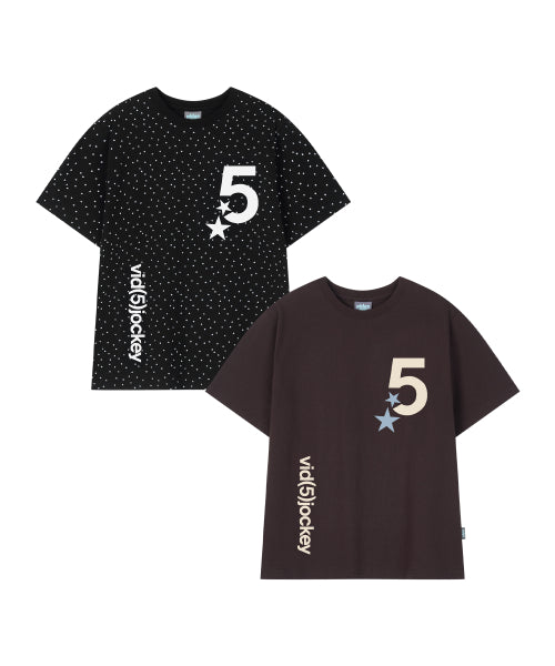 NUMBER 5 TEE - 2 COLORS