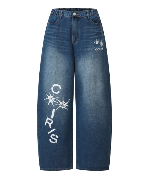 TEE LOGO PANTS UNISEX BLUE