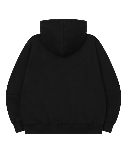HOODIE UNISEX - 2 COLORS BLACK
