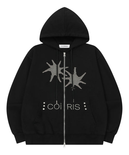 HOODIE UNISEX - 2 COLORS BLACK