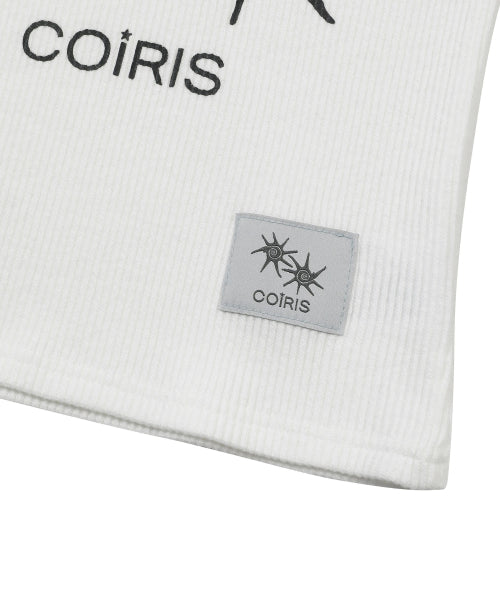 SOLUNA CONTRAST CROP SLEEVELESS SLEEVELESS - 2 COLORS BLACK