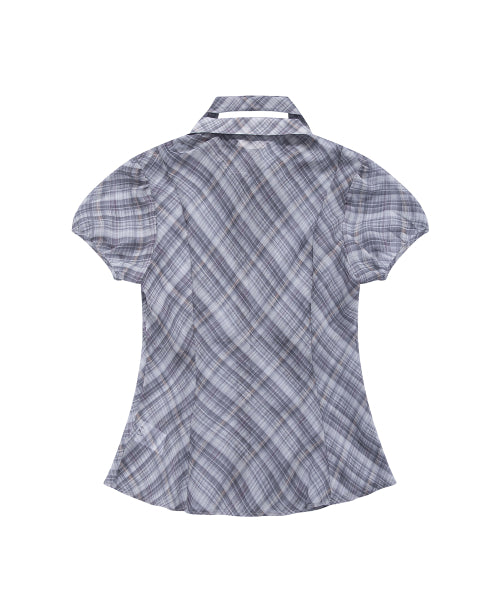 PUFF BLOUSE GREY - 4 COLORS BEIGE