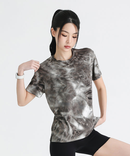 COTTON-LIKE SNOW RUNNING SHORT SLEEVE - 2 COLORS GREY