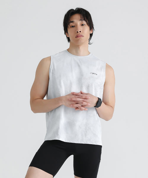 AIRIES SNOW RUNNING SLEEVELESS - 2 COLORS LIGHT GREY