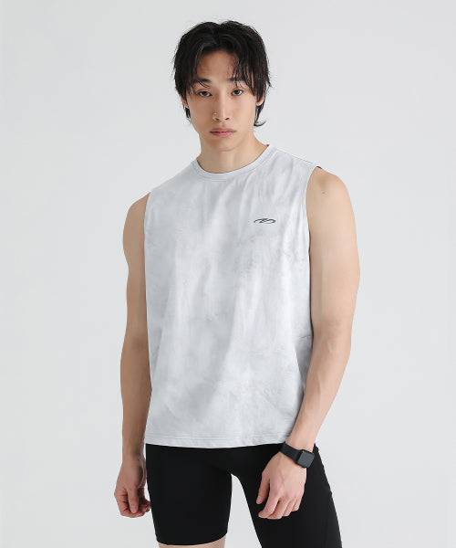 AIRIES SNOW RUNNING SLEEVELESS - 2 COLORS LIGHT GREY