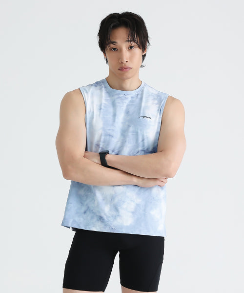AIRIES SNOW RUNNING SLEEVELESS - 2 COLORS LIGHT GREY