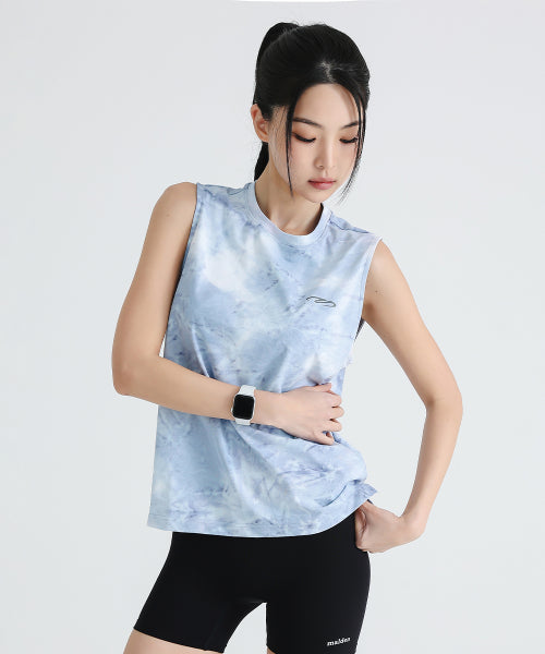 AIRIES SNOW RUNNING SLEEVELESS - 2 COLORS LIGHT GREY