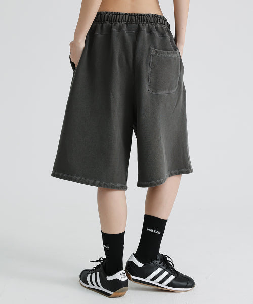 WOMEN PIGMENT BERMUDA PANTS 7 CHARCOAL