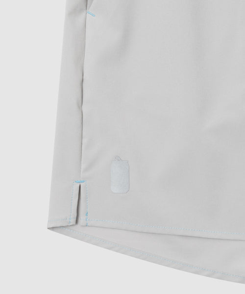 CASS LIGHT DRY-ACT 5IN SHORTS LIGHT GREY