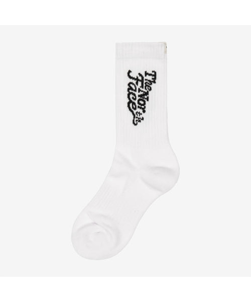 LETTERING SOCKS WHITE