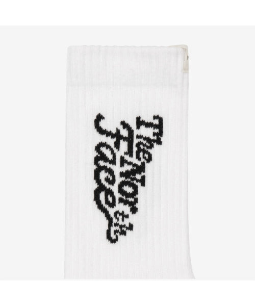 LETTERING SOCKS WHITE