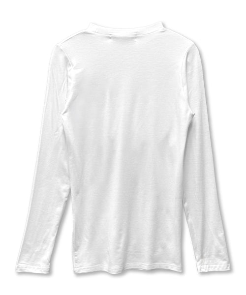 GOTHIC CROSS SLEEVE LONG - 2 COLORS WHITE