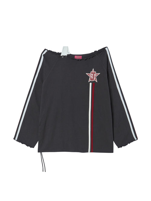 TNSW BABY DEVIL OFF SHOULDER CHARCOAL - 2 COLORS
