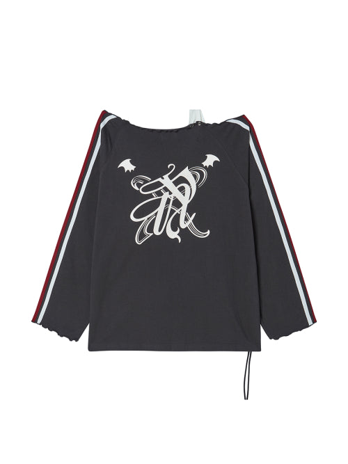 TNSW BABY DEVIL OFF SHOULDER CHARCOAL - 2 COLORS