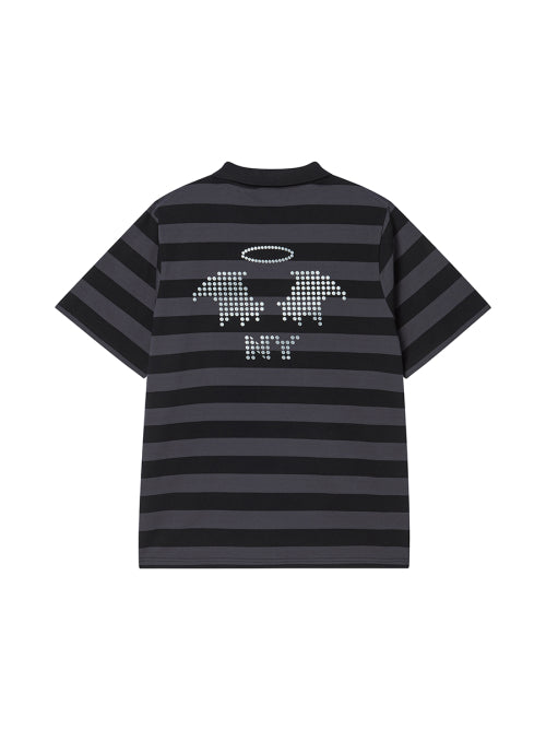 TNSW BABY DEVIL POLO SHIRTS BLACK - 2 COLORS