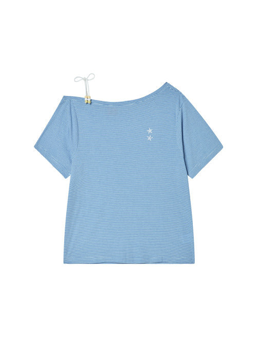 TNSW KNOT OFF SHOULDER BLUE - 2 COLORS