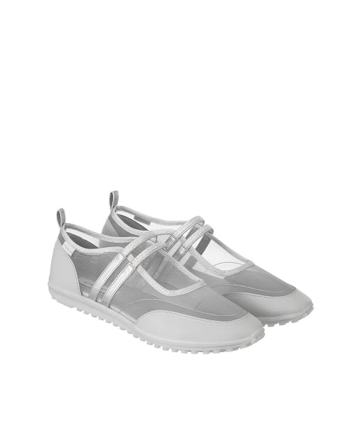STRAP MARY JANE SNEAKERS · SILVER