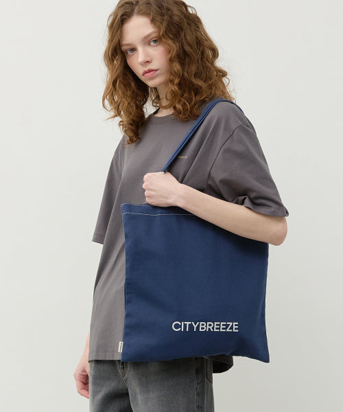 CITY LOGO BASIC ECO BAG NAVY - 2 COLORS NAVY