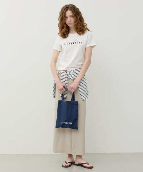 CITY LOGO MINI ECO BAG NAVY - 2 COLORS NAVY