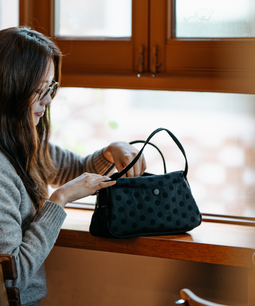 TIDY MINI BOSTON TOTE - 3 COLORS BLACK