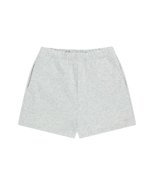 W REGULAR LOGO SWEAT SHORTS - 3 COLORS GREY