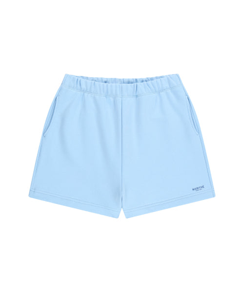 W REGULAR LOGO SWEAT SHORTS LIGHT HEATHER - 3 COLORS BLUE