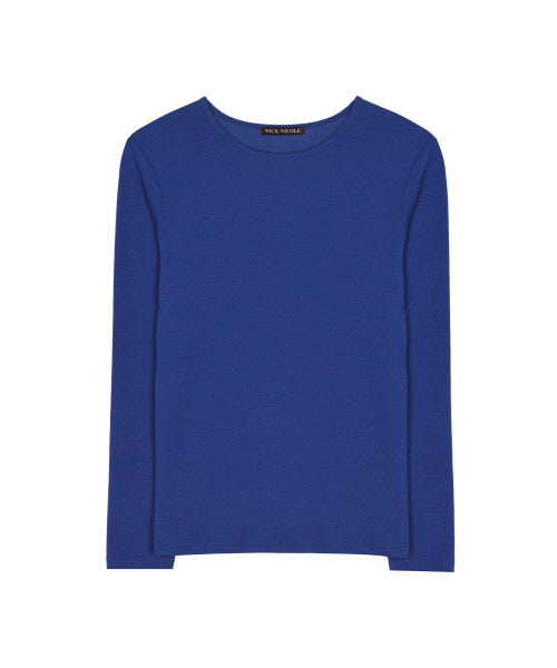 ESSENTIAL ROUND TOP #徐睿知同款! - 6 COLORS BLUE