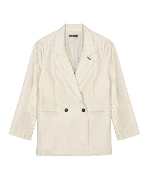 DOUBLE TAILORED JACKET #徐睿知同款! - 3 COLORS CREAM