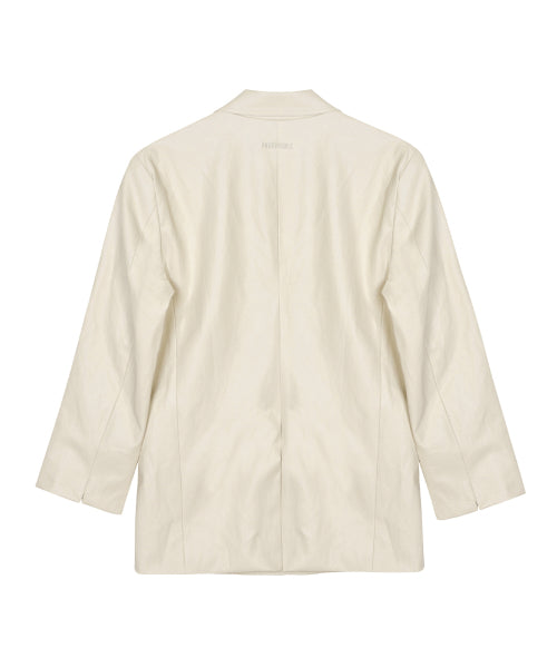 DOUBLE TAILORED JACKET #徐睿知同款! - 3 COLORS CREAM