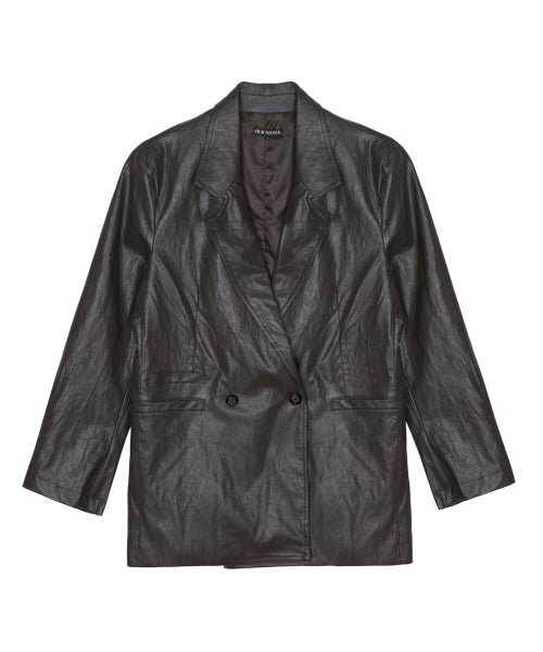 DOUBLE TAILORED JACKET #徐睿知同款! - 3 COLORS BROWN