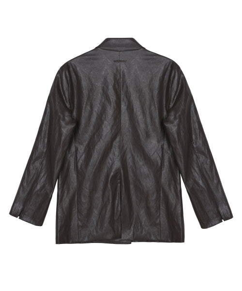 DOUBLE TAILORED JACKET #徐睿知同款! - 3 COLORS BROWN