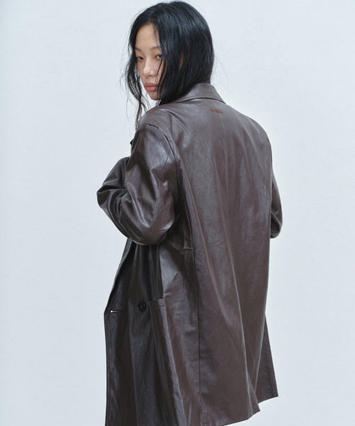 DOUBLE TAILORED JACKET #徐睿知同款! - 3 COLORS BROWN