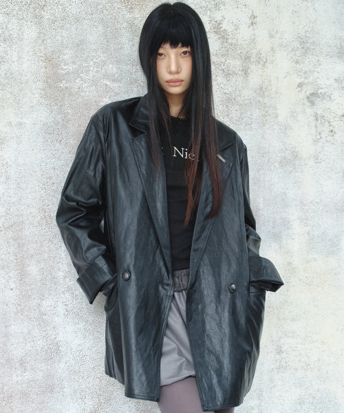 DOUBLE TAILORED JACKET #徐睿知同款! - 3 COLORS BLACK