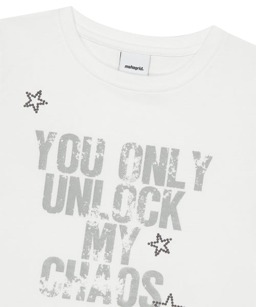 UNLOCK CROP TEE - 2 COLORS