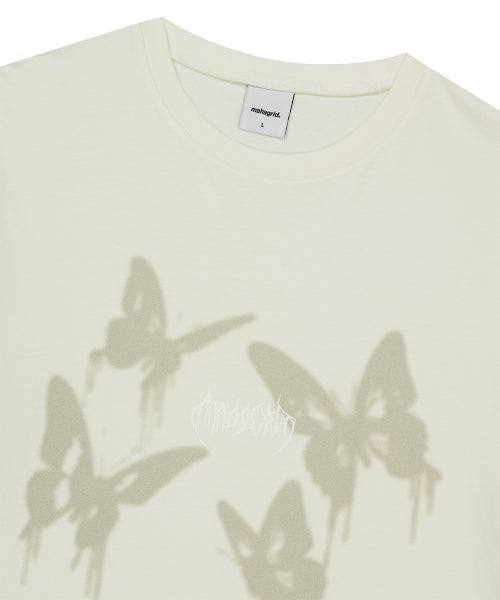 PIGMENT BUTTERFLY GOTH TEE IVORY