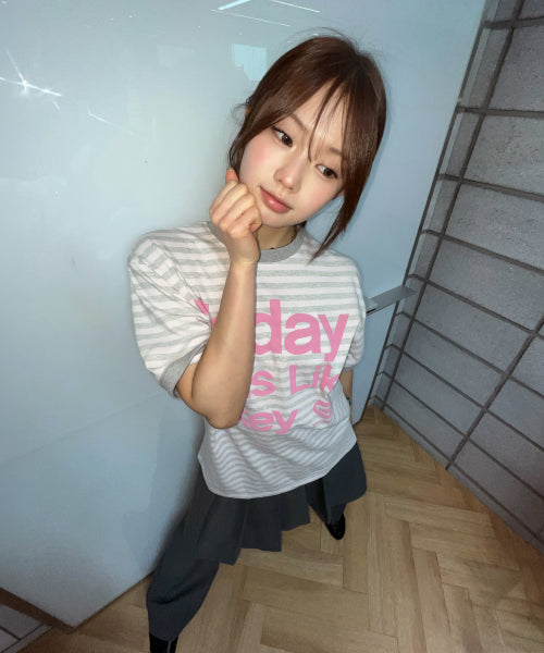 FEEL SO GOOD STRIPE RINGER TEE - 2 COLORS