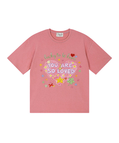 LOVED T-SHIRT ATELIER KIT - 2 COLORS PINK