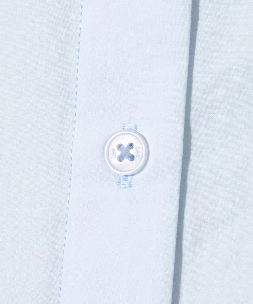 WOMEN RELAXED SHORT SLEEVE SHIRT BLUE