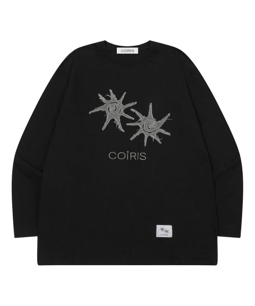 LONG SLEEVE TEE UNISEX - 2 COLORS BLACK