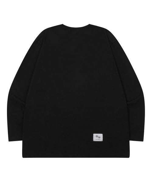 LONG SLEEVE TEE UNISEX - 2 COLORS BLACK
