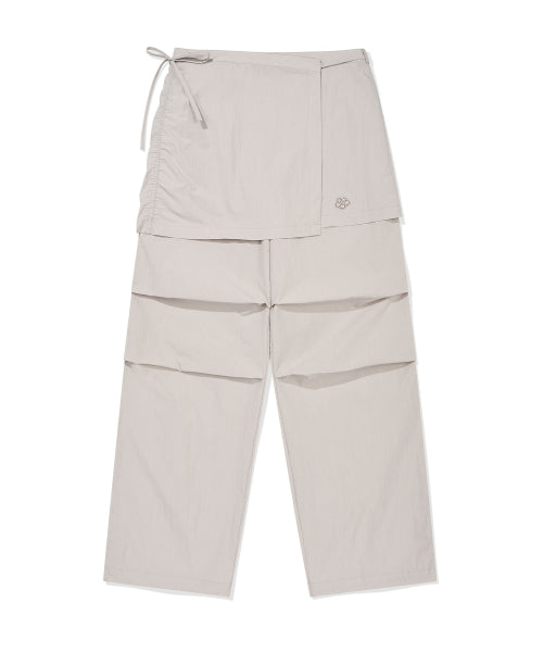 SKIRT LAYERED PANTS #GISELLE同款! - 2 COLORS AS SHOWN