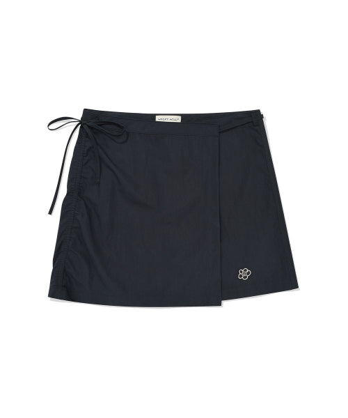 SKIRT LAYERED PANTS #GISELLE同款! - 2 COLORS CHARCOAL