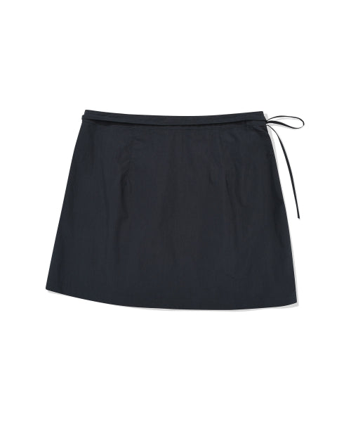 SKIRT LAYERED PANTS #GISELLE同款! - 2 COLORS CHARCOAL