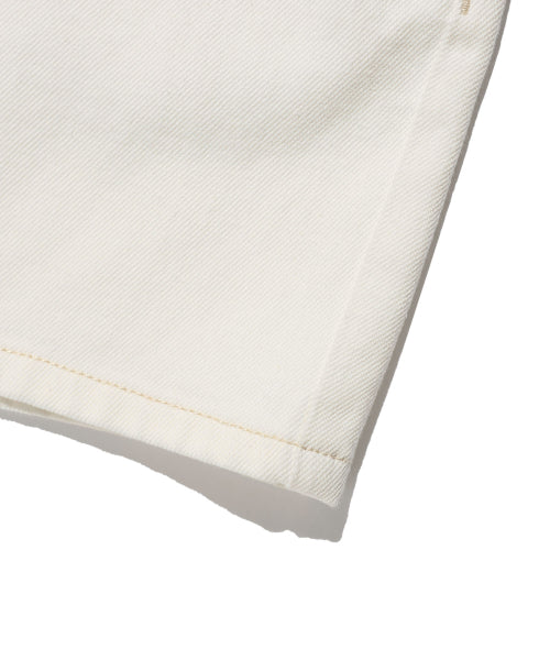 KNEE-LENGTH DENIM SHORTS #GISELLE同款! - 2 COLORS CREAM
